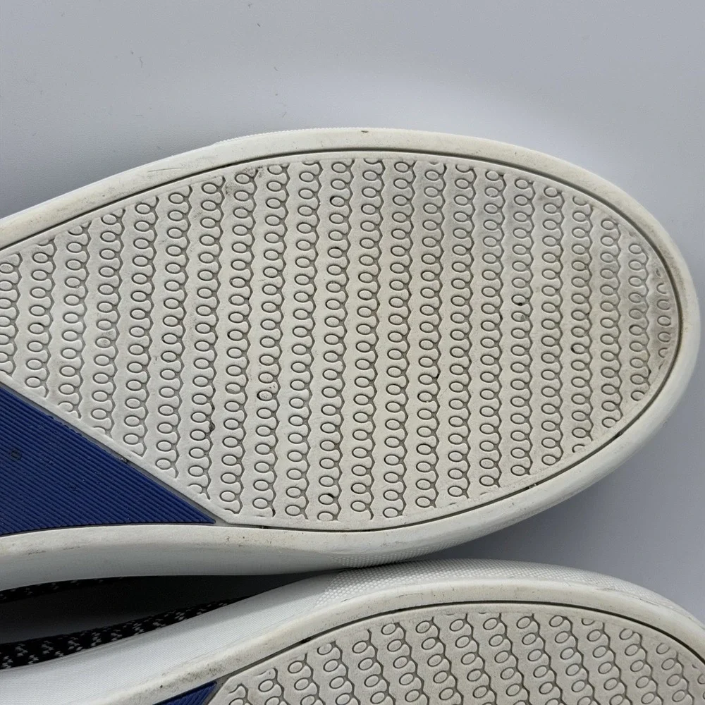 New Rothy's Blue White Maritime Gradient Slip-On Sneakers US 9.5